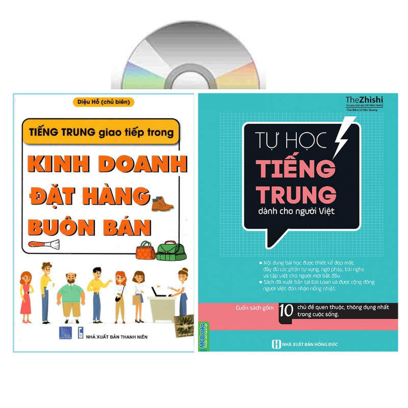 [HCM]Sách-Tiếng Trung giao tiếp trong Kinh doanh Đặt hàng Buôn bán +Tự học tiếng Trung cho người việt+ Tặng DVD kho tài liệu dữ liệu 20G