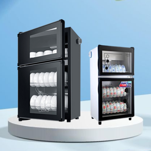 Máy sấy chén - tủ sấy chén bát gia đình khử khuẩn bằng ozon - tủ sấy chén bát gia đình 2 tầng dung tích 98L