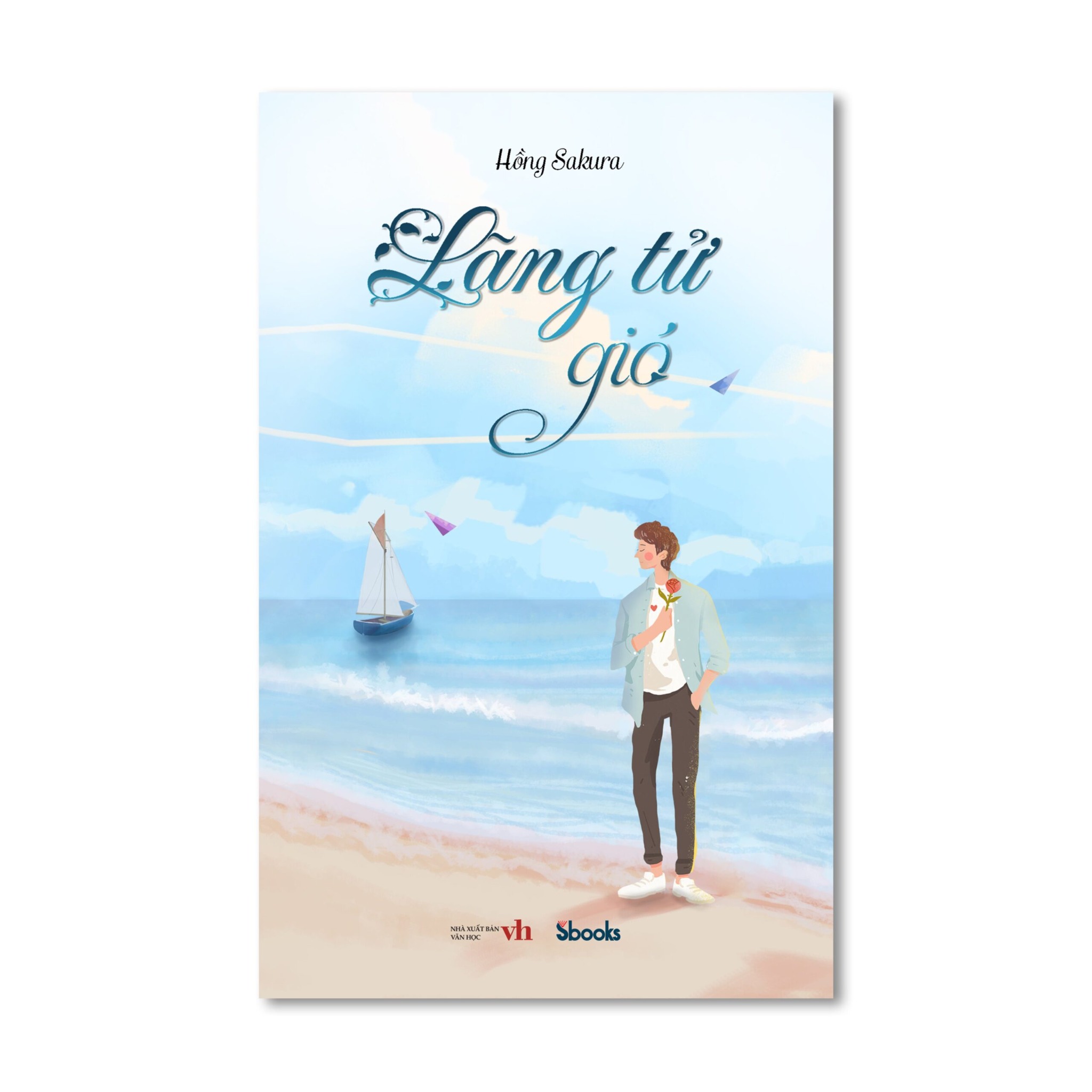 Sách - hồng sakura - lãng tử gió