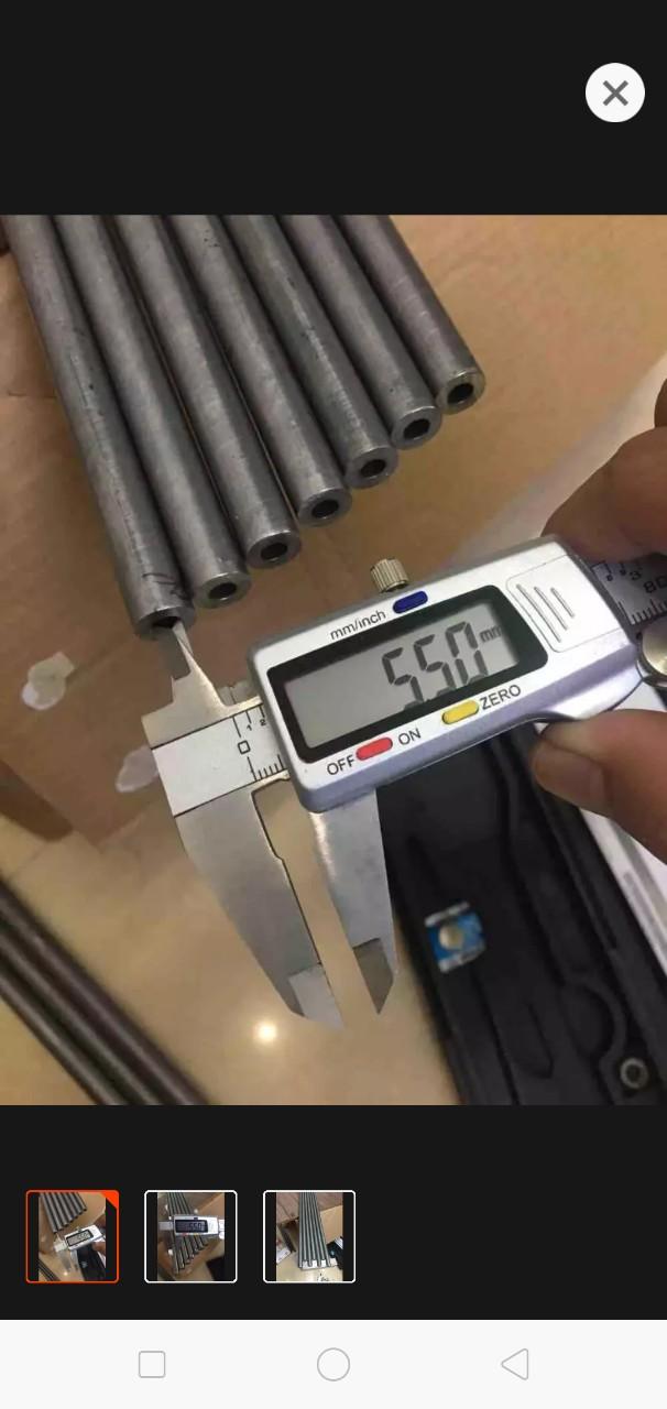 trục con lăn  thép trắng nhập khẩu phi 12 lỗ 5.5mm dài 70cm