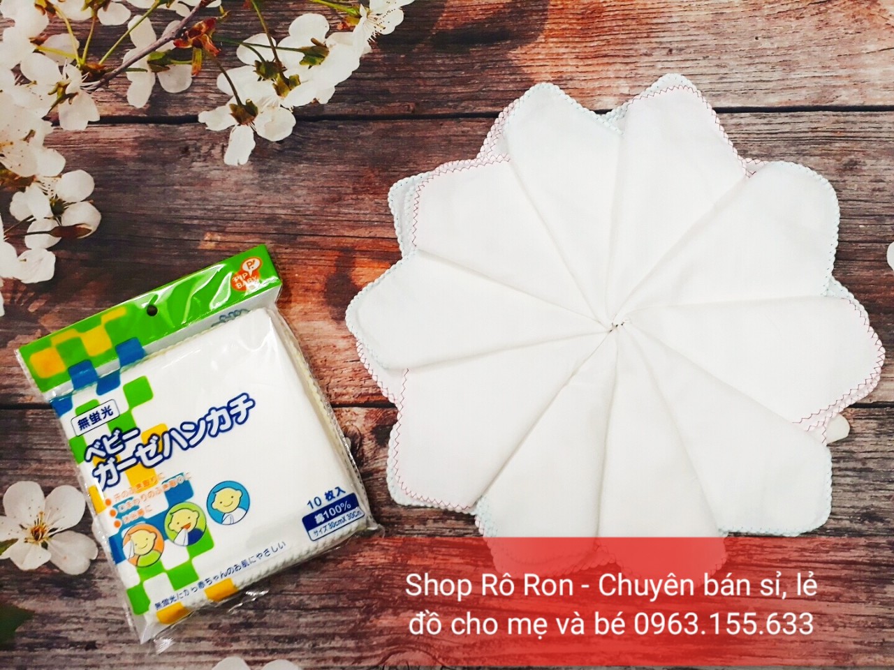 Set 10 khăn xô sữa nhật chuchu