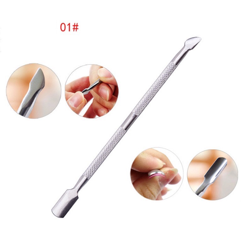Cây đẩy da chết lấy khóe da tháo móng úp.