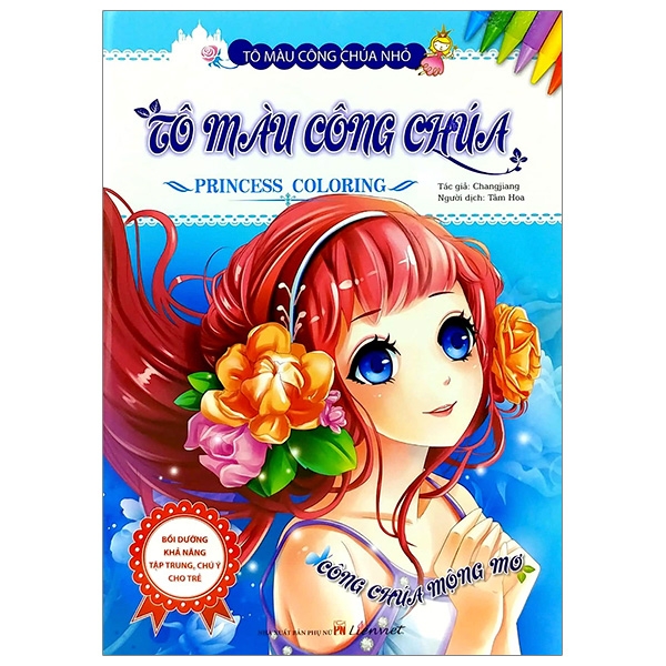 Fahasa - tô màu công chúa nhỏ - công chúa mộng mơ