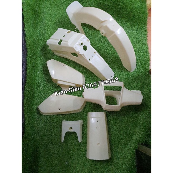 Bộ nhựa dàn áo xe cub 82-84-dd-dh mộc chưa sơn