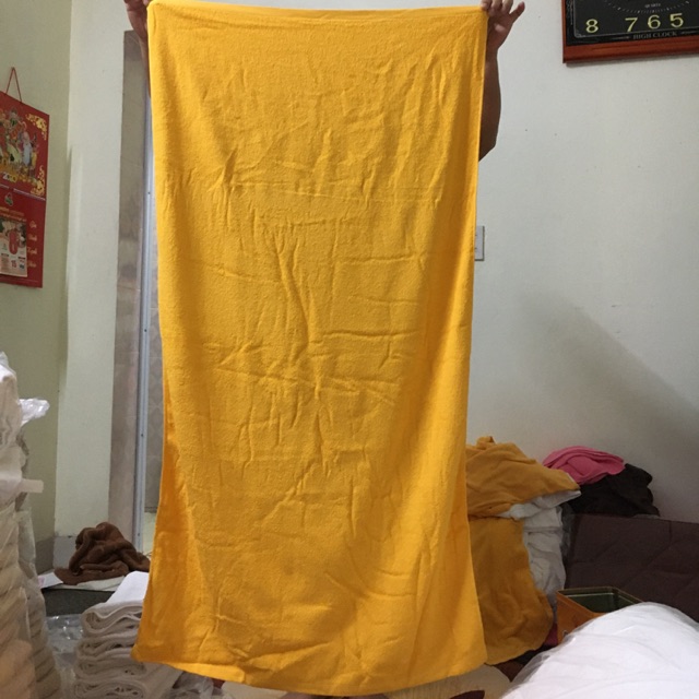 Khăn Tắm 65X130 Cm 260 Gr Xuất Nhật Màu Cam