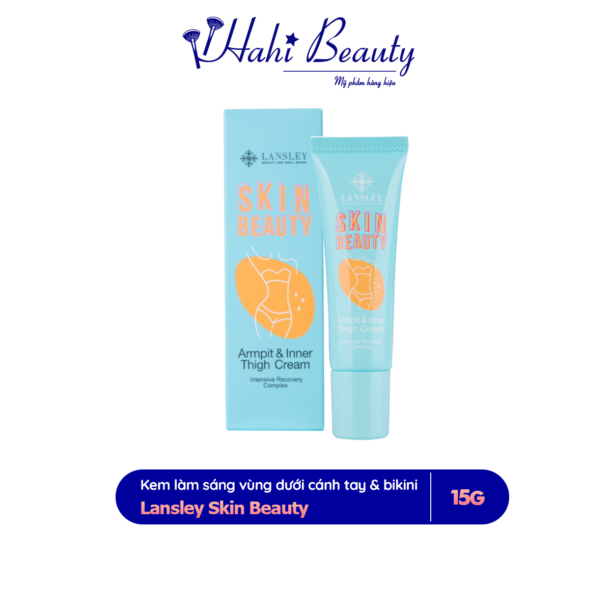Kem làm sáng da vùng da dưới cánh tay và vùng bikini Lansley 15g