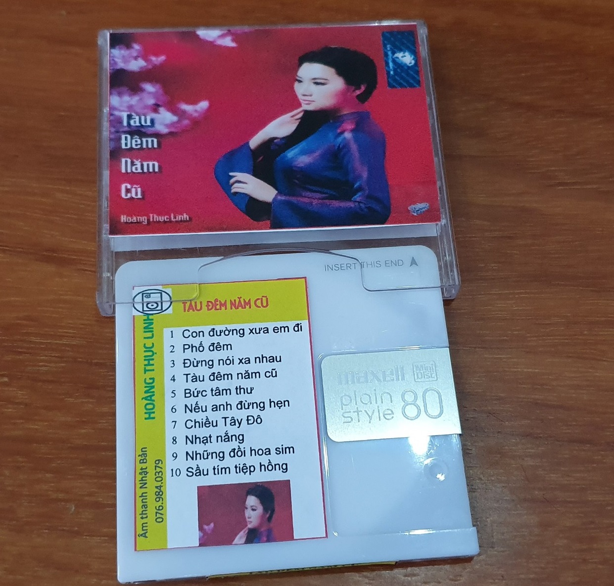 [MDCD] Đĩa MD Hoàng Thục Linh - Tàu Đêm Năm Cũ - Đĩa MD Mini Disc Nhạc Vàng