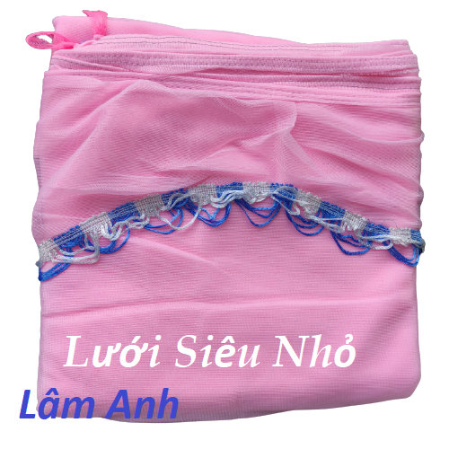 Mùng ngủ chống muỗi lưới siêu nhỏ một màu m6 m8 2m2 3m