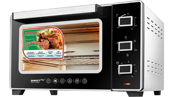 Lò nướng vuông  sanaky 50l siêu to khổng lồ