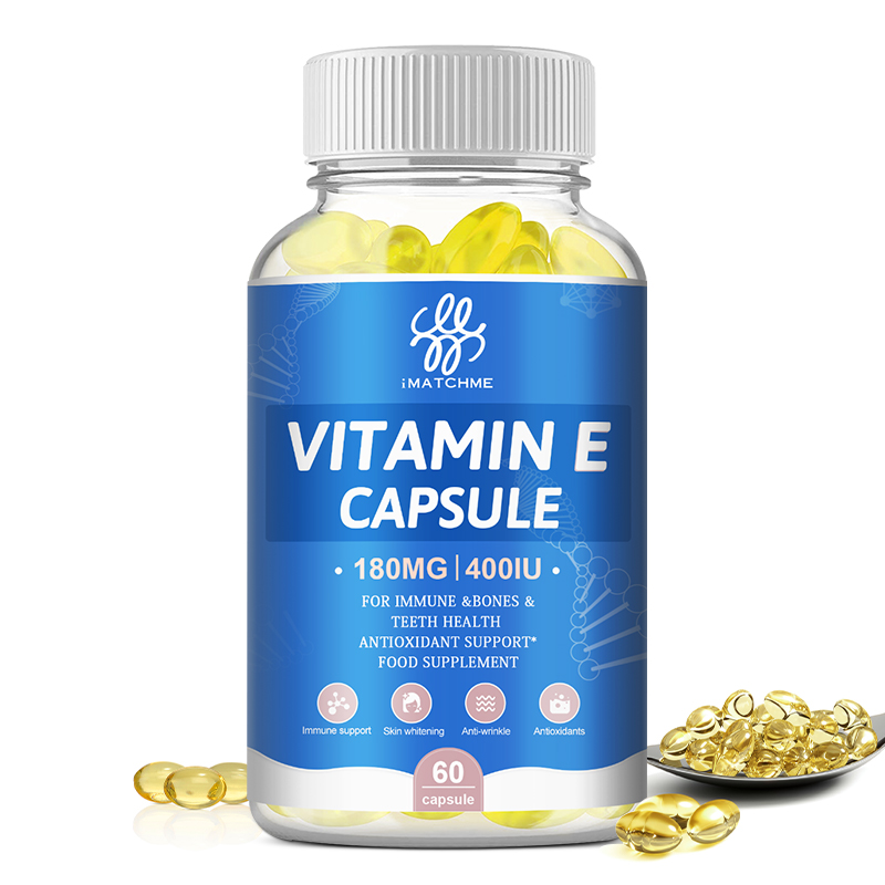 iMATCHME Natural Vitamin E Capsules Anti