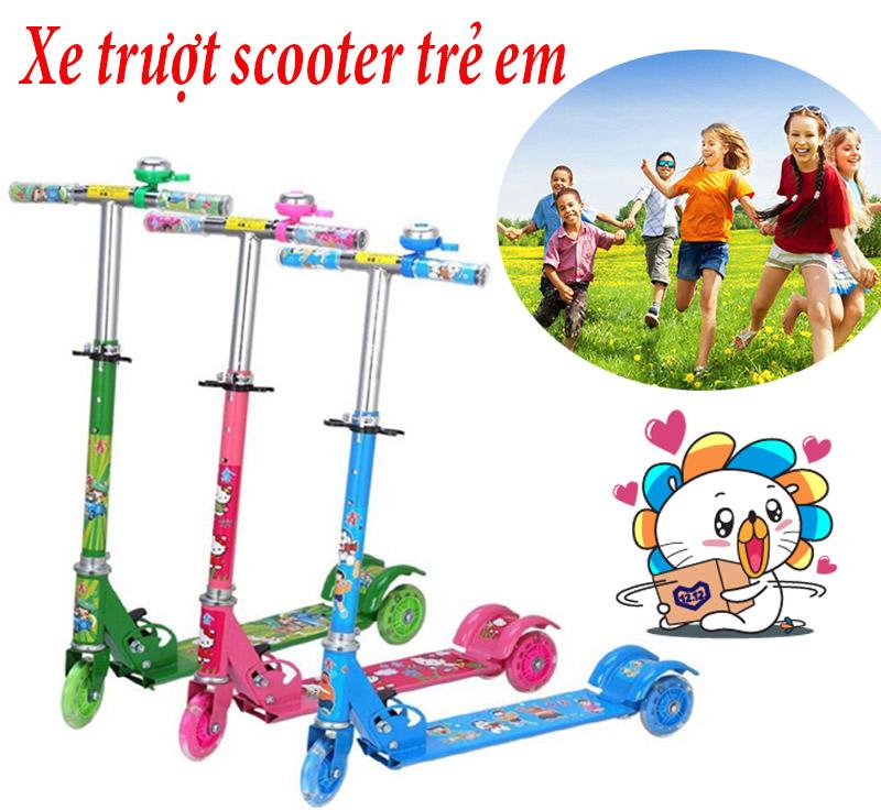 Xe trượt scooter cao cấp, Mua ngay xe trượt scooter 3 bánh, Tặng Kèm Chuông Báo Sành Điệu, Độc Đáo, Ngộ Nghĩnh, Món quà ý nghĩa cho các con - BẢO HÀNH UY TÍN 1 ĐỔI 1