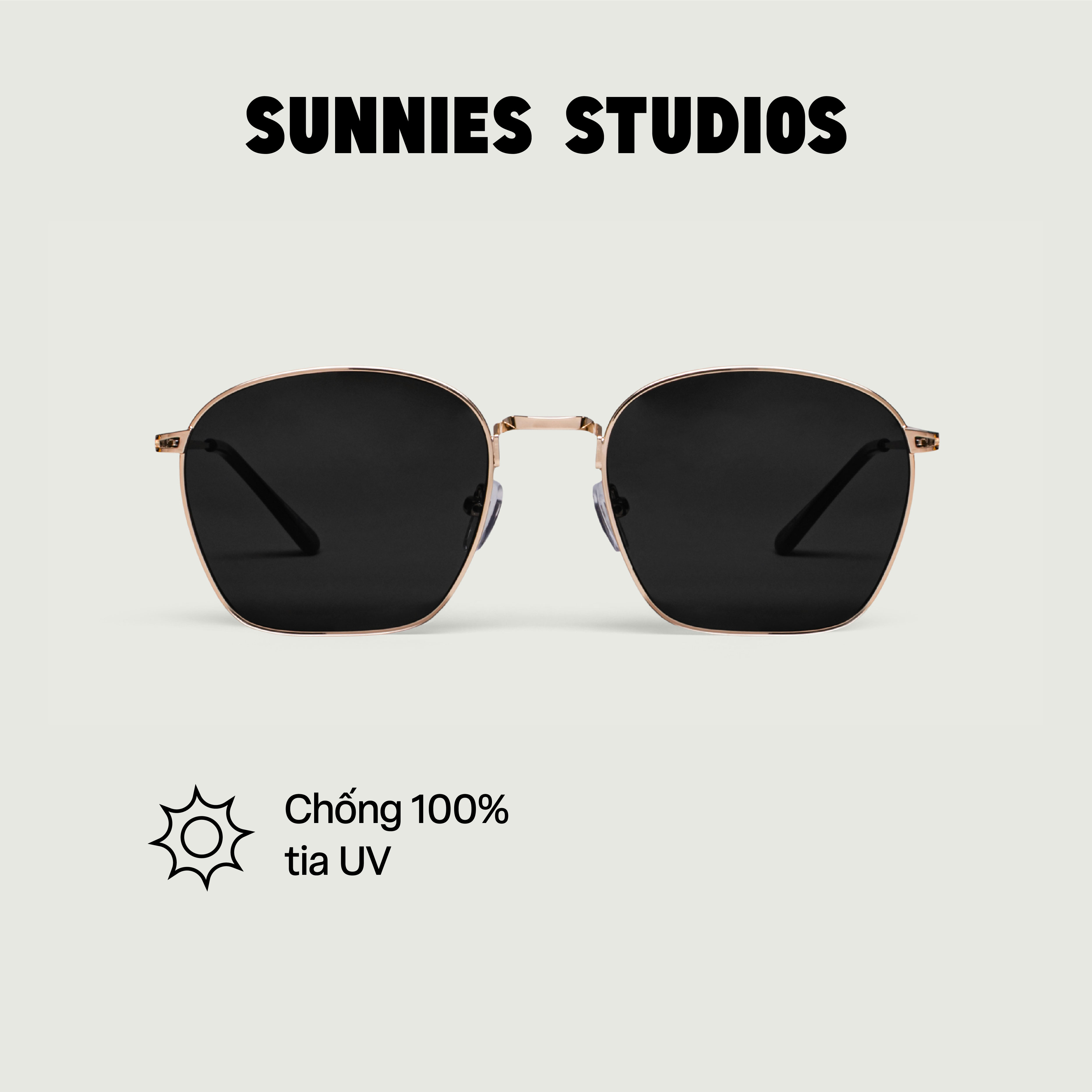 Kính mát Sunnies Studios Gọng Vuông Baxter in Ore