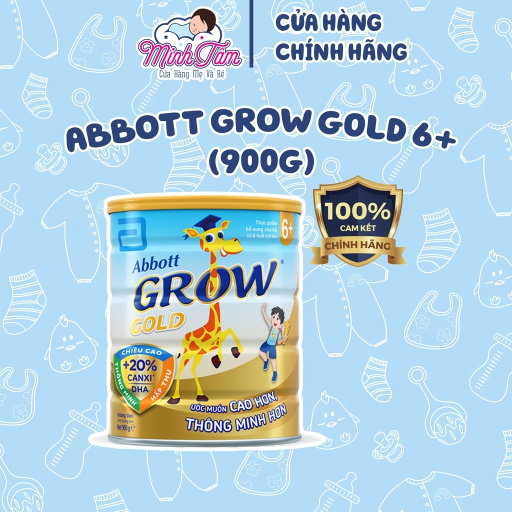Sữa bột Abbott Grow Gold 6+ 900g