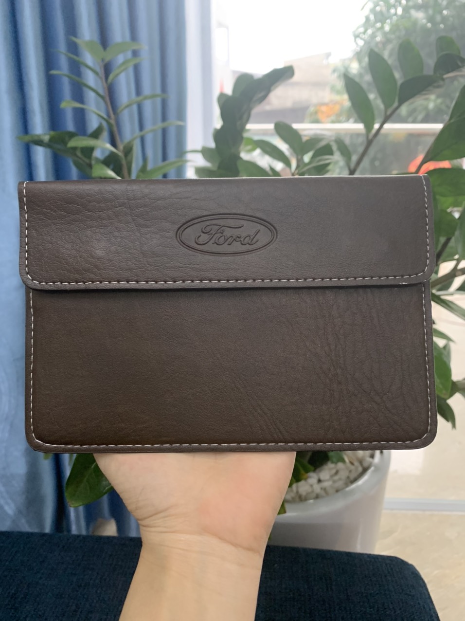 Ví da đựng đăng kiểm giấy tờ ô tô cao cấp LOGO FORD