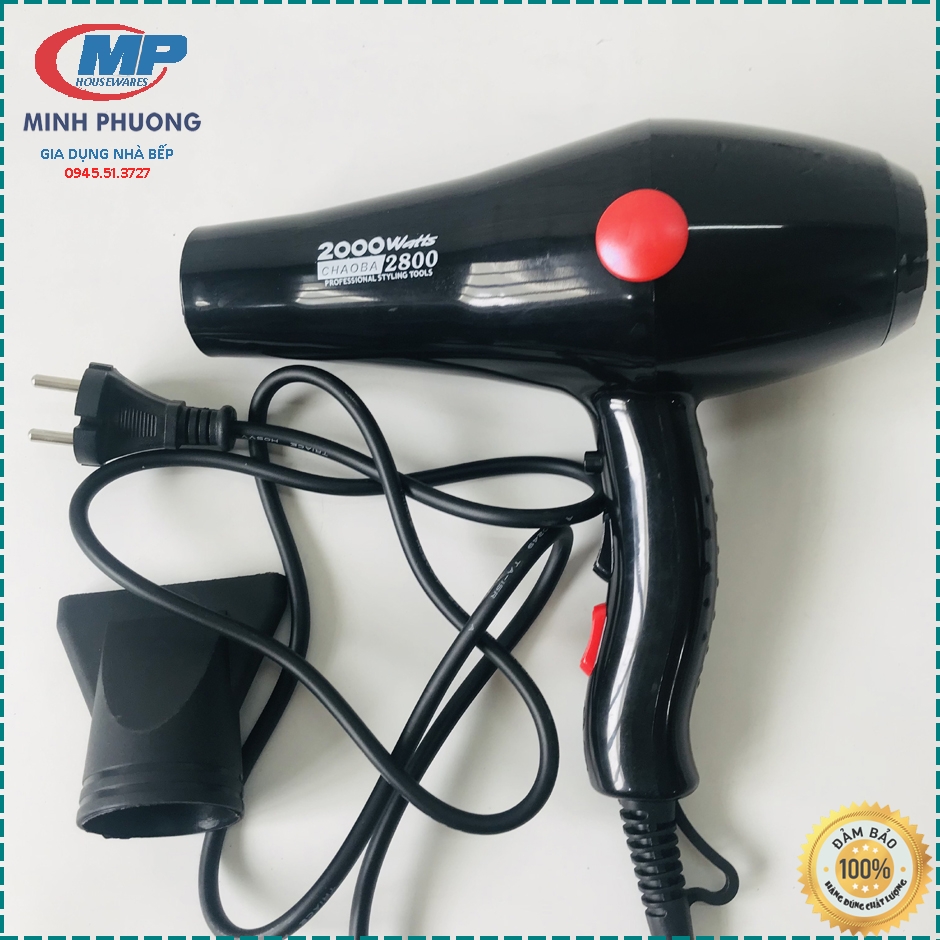 Bảo hành 12 tháng máy sấy tóc cao cấp chaoba 2800 2000w hàng cao cấp