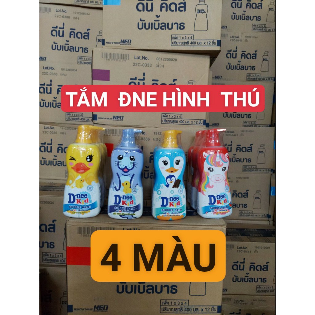 SỮA TẮM GỘI DNEE KID HÌNH THÚ 400ML ( Thái Lan )