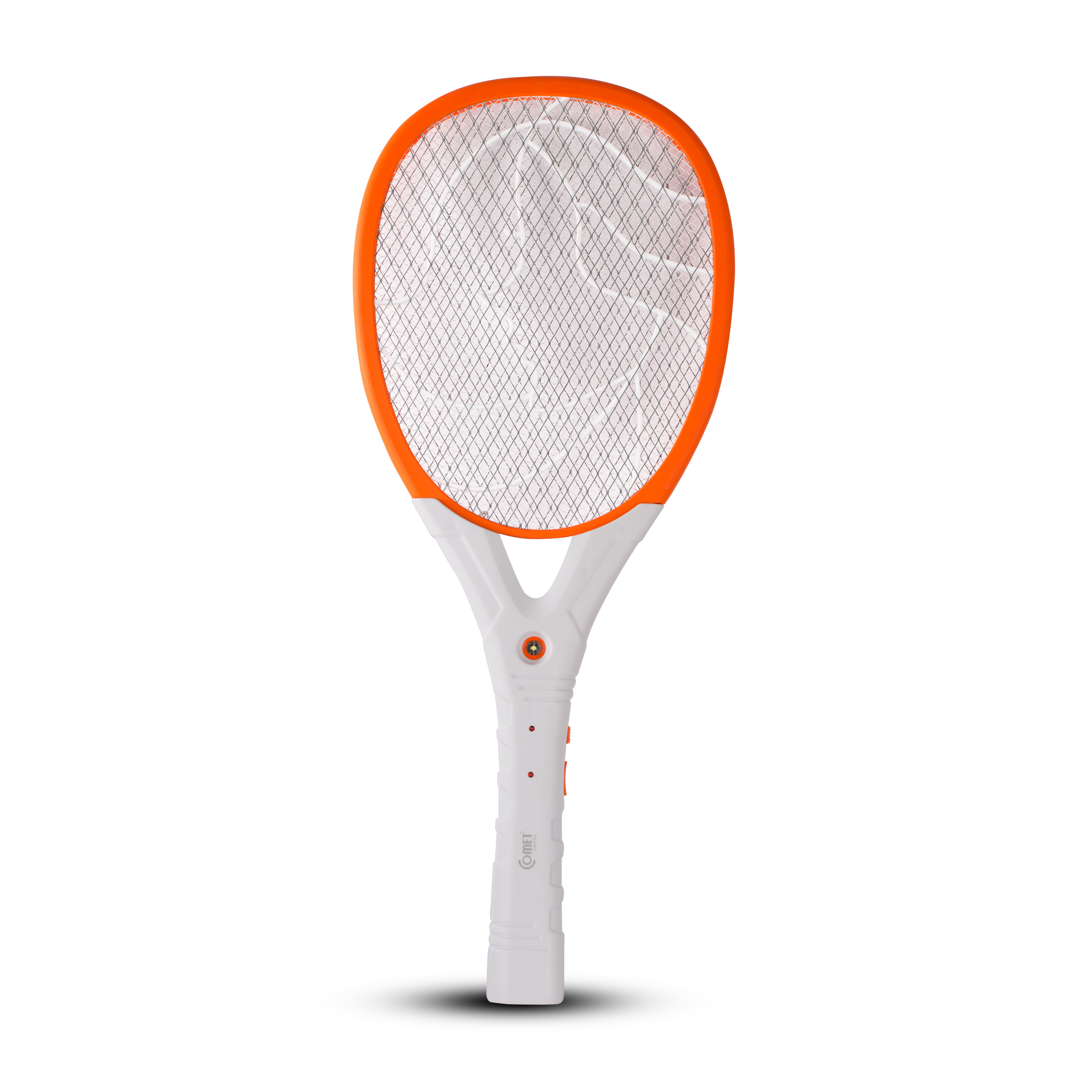 Vợt muỗi Comet CP045, tích hợp đèn LED báo hiệu để hỗ trợ chiếu sáng. - Điện Dân Dụng.