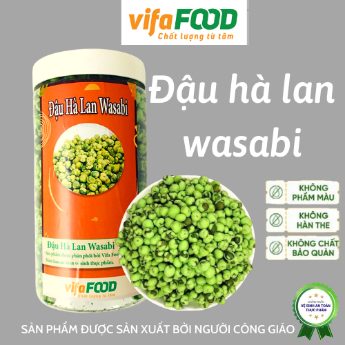Đậu hà lan wasabi cay 500g ,giúp giảm cân , ngăn ngừa ung thư dạ dày ( Vifa food )