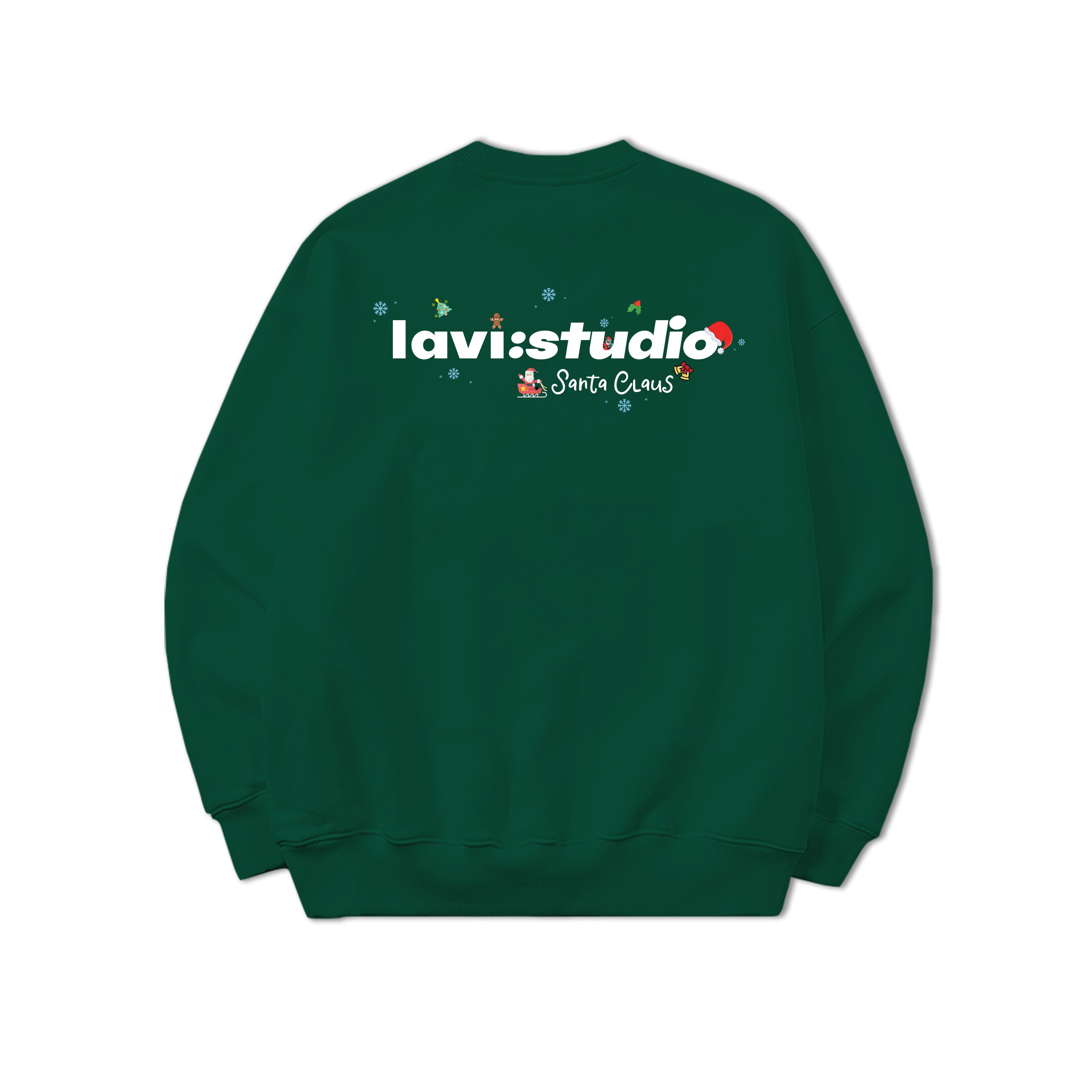 Áo sweater LAVI - Santa Claus nỉ chân cua