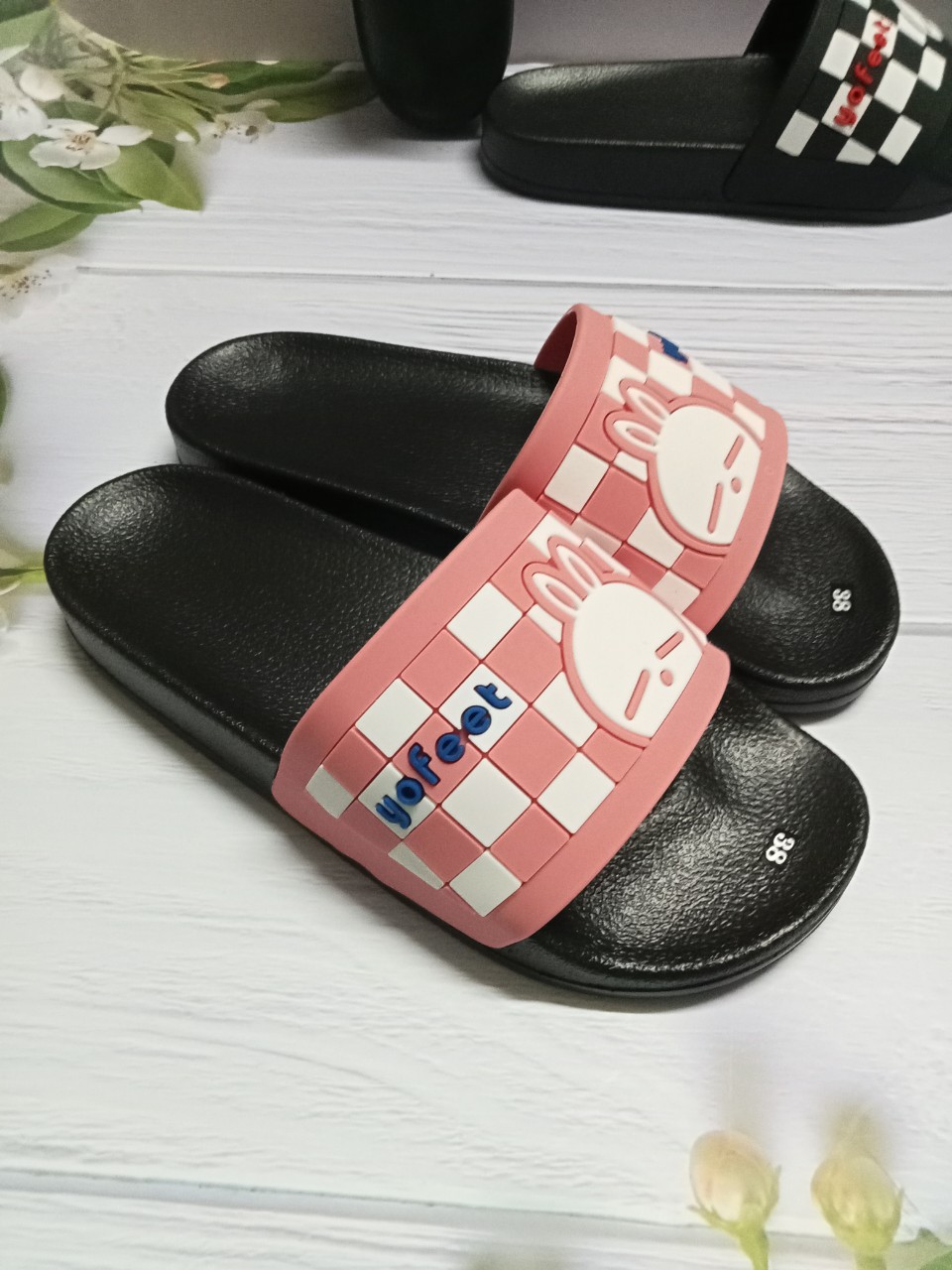 Dép Nam Nữ quai ngang hình thỏ siêu xinh dép BM18 hot 2024