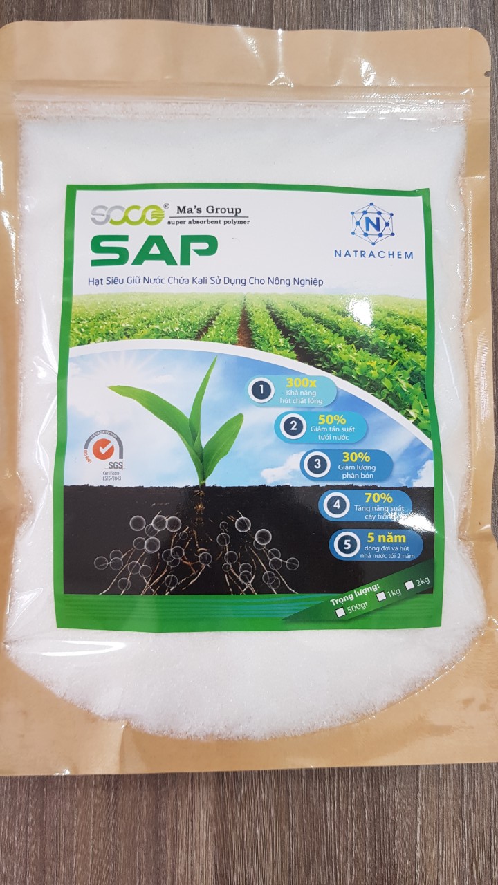 [HCM]Hạt Polymer Siêu hút nước giữ ẩm cho cây trồng