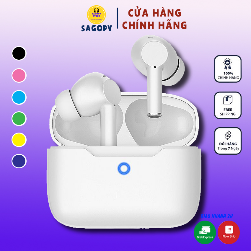 Tai nghe bluetooth không dây Inpods Pro i13 TWS gaming nhét tai chống ồn, tai phone blutooth giá rẻ cho IP, Android/iOs Sagopy