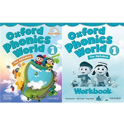 Oxford phonics world 1 ( Bộ 2 cuốn) Tặng kèm file nghe