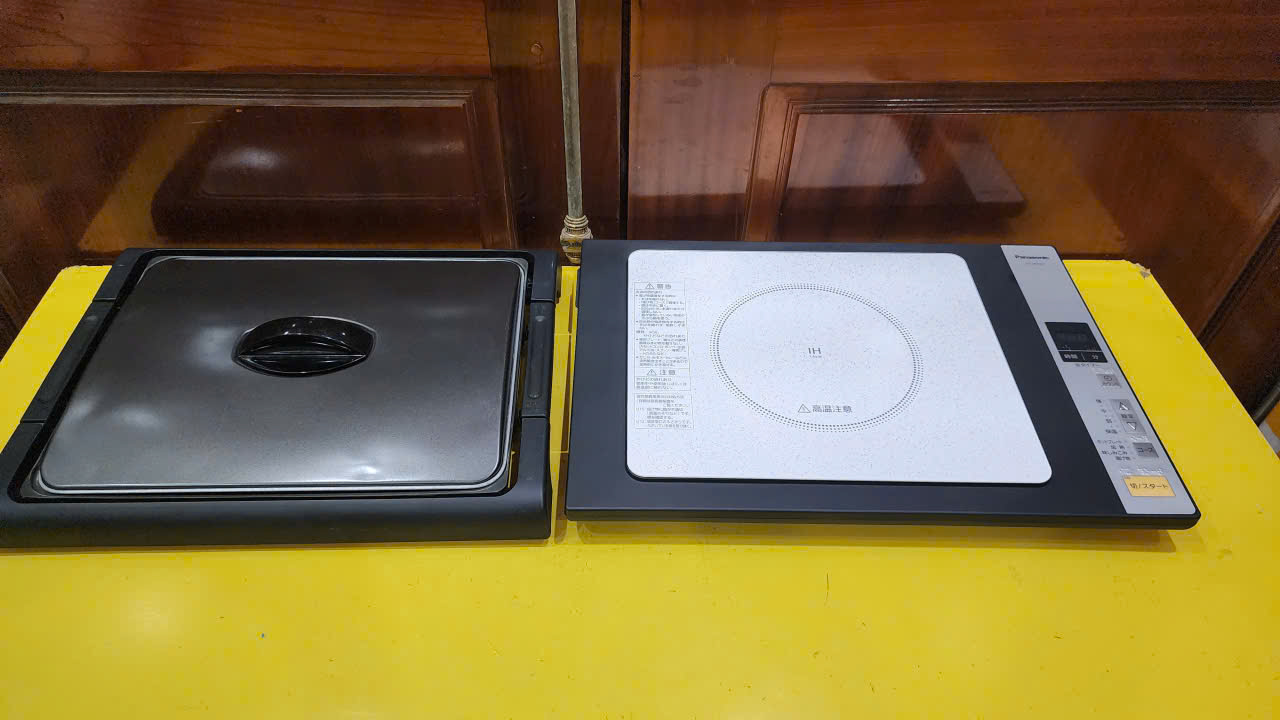 Bếp từ đơn nội địa Nhật Panasonic KZ-HP2000 (11117K) kèm khay nướng_Hàng nội địa Nhật, đã qua sử dụng, điện 100V