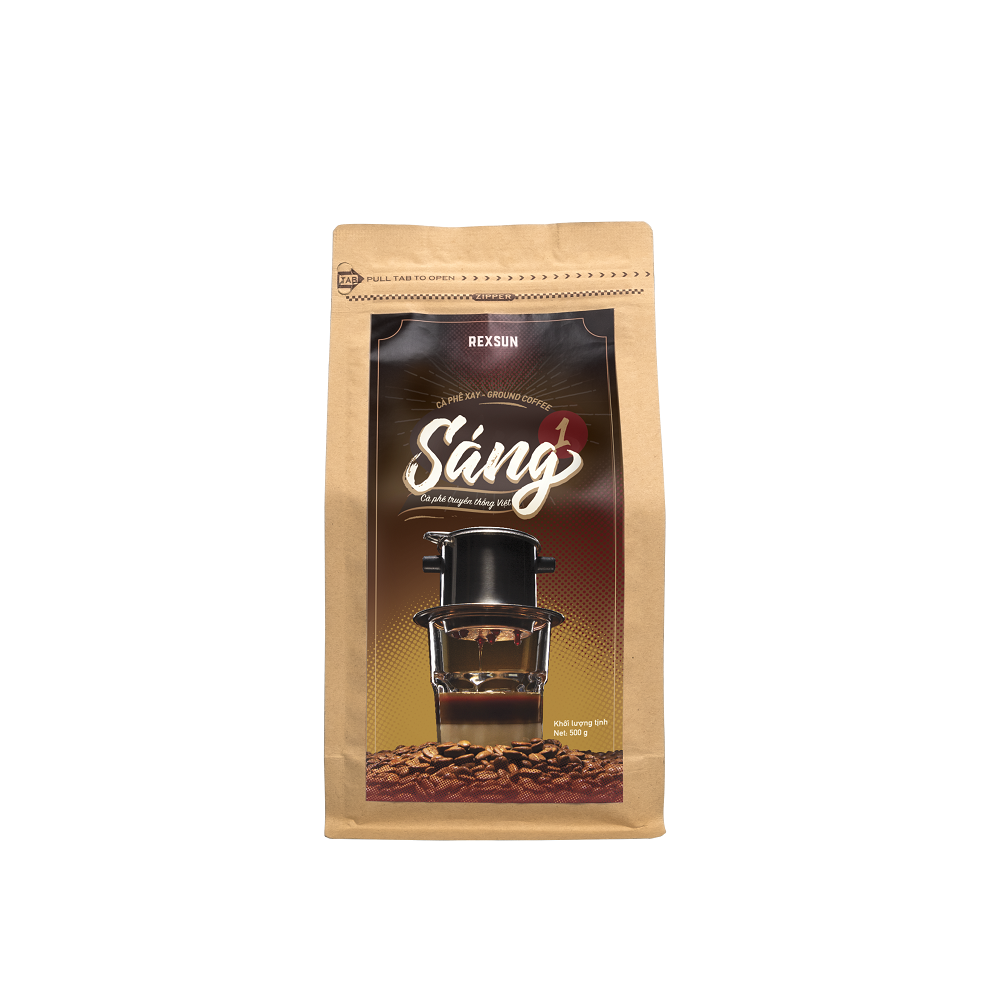 Cà Phê Xay Sáng Đậm đà - 500g - RexSun Coffee