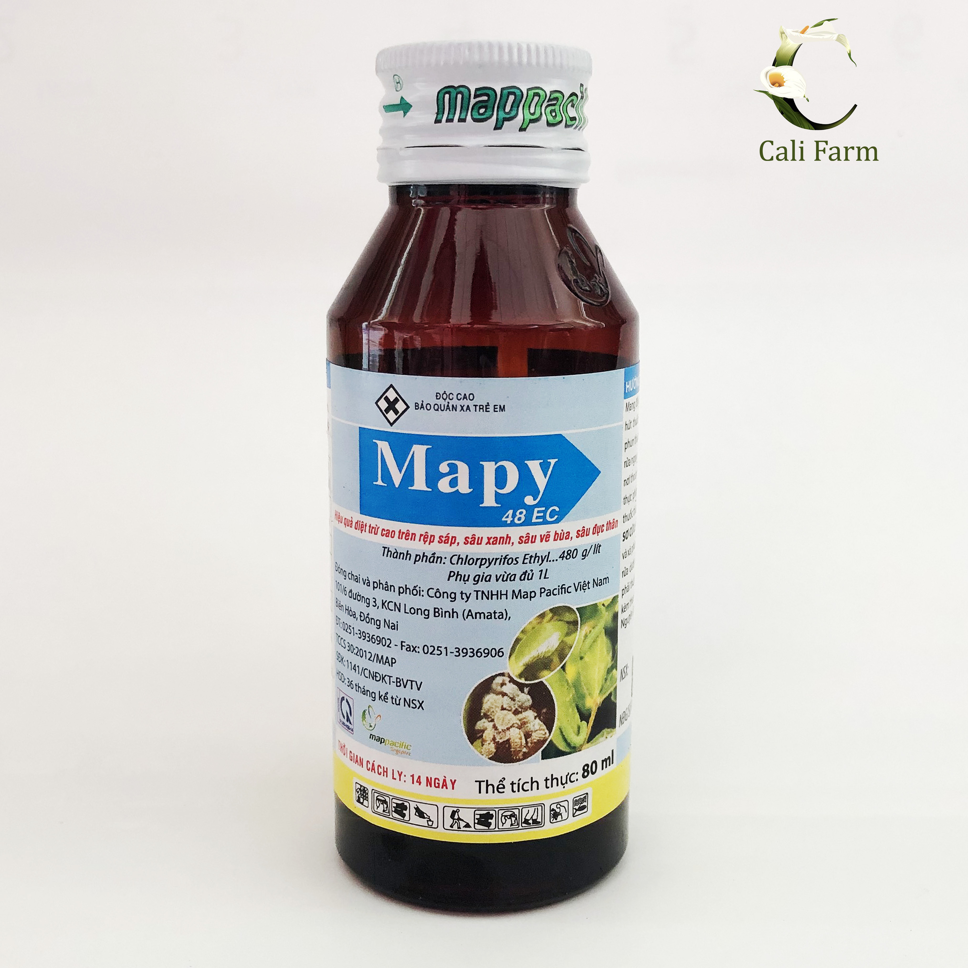 Chế phẩm trừ sâu MAPY 48EC 80ml – Trừ rệp sáp, sâu xanh,mọt đục cành, ruồi vàng