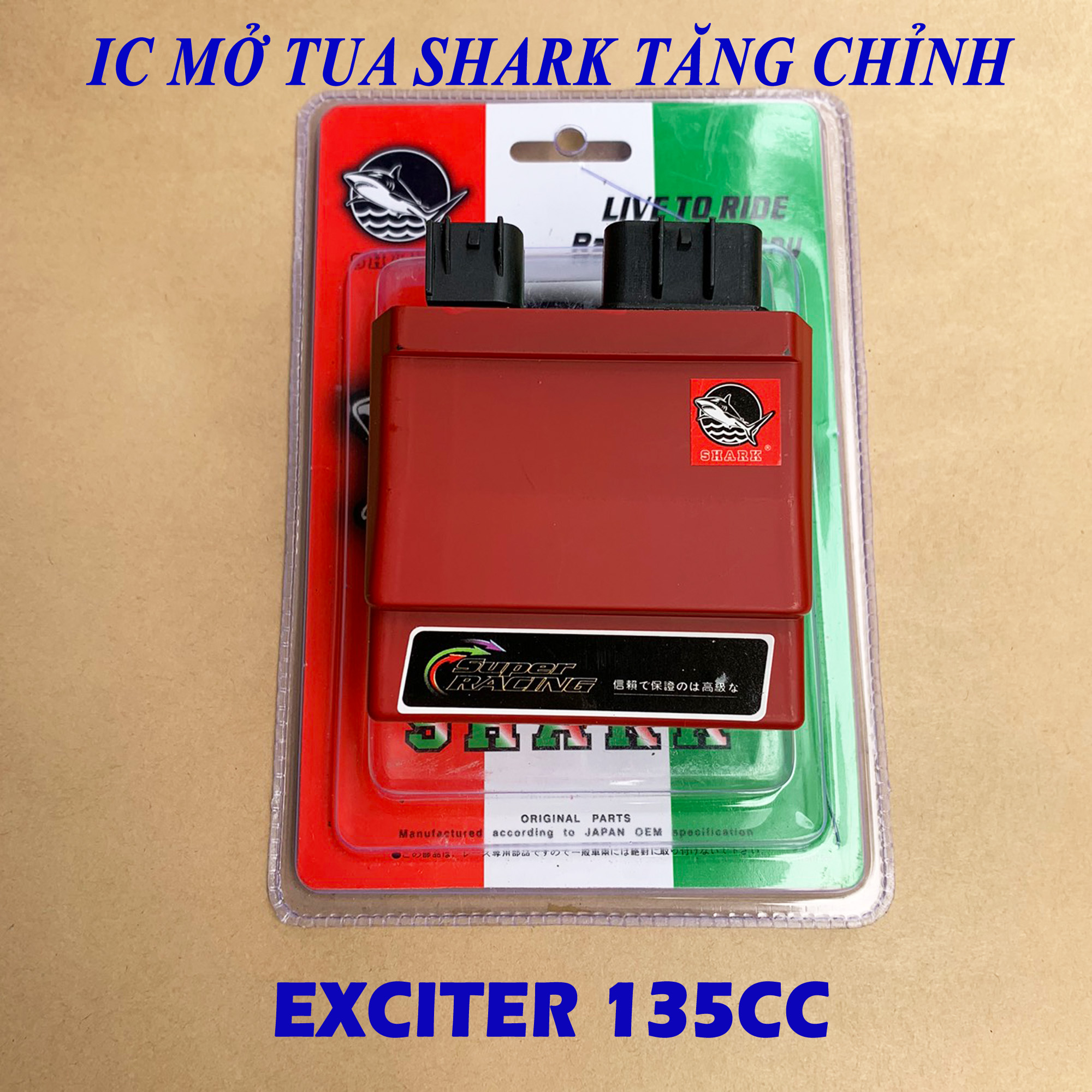 IC mở tua Exciter 135cc có tăng chỉnh - Shark Malaysia
