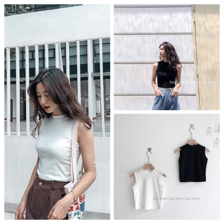 Áo crt ba lỗ thể thao ôm dáng bozip co dãn / áo croptop balo body