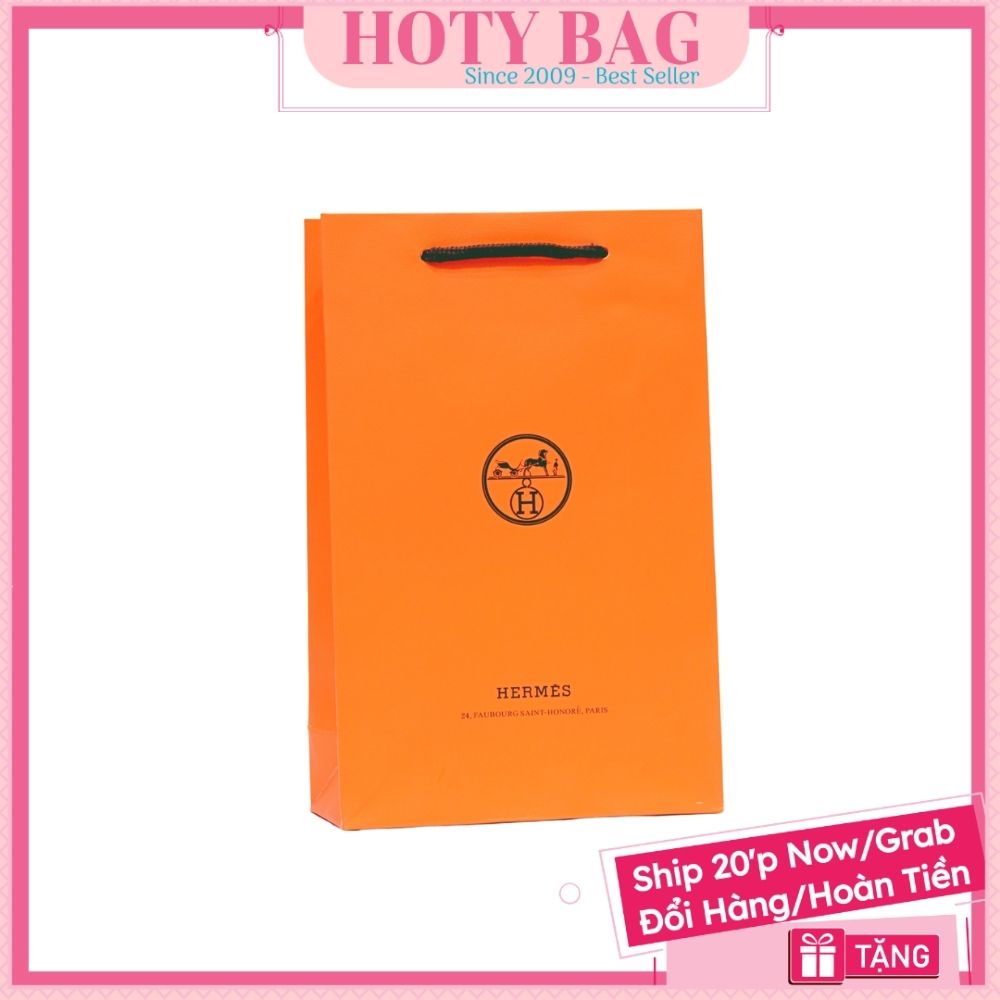 Túi giấy hermes size nhỏ 19cm