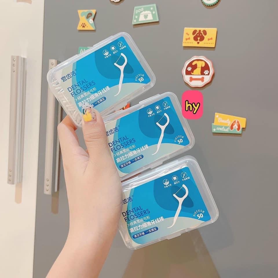 Combo 3 hộp tăm chỉ nha khoa