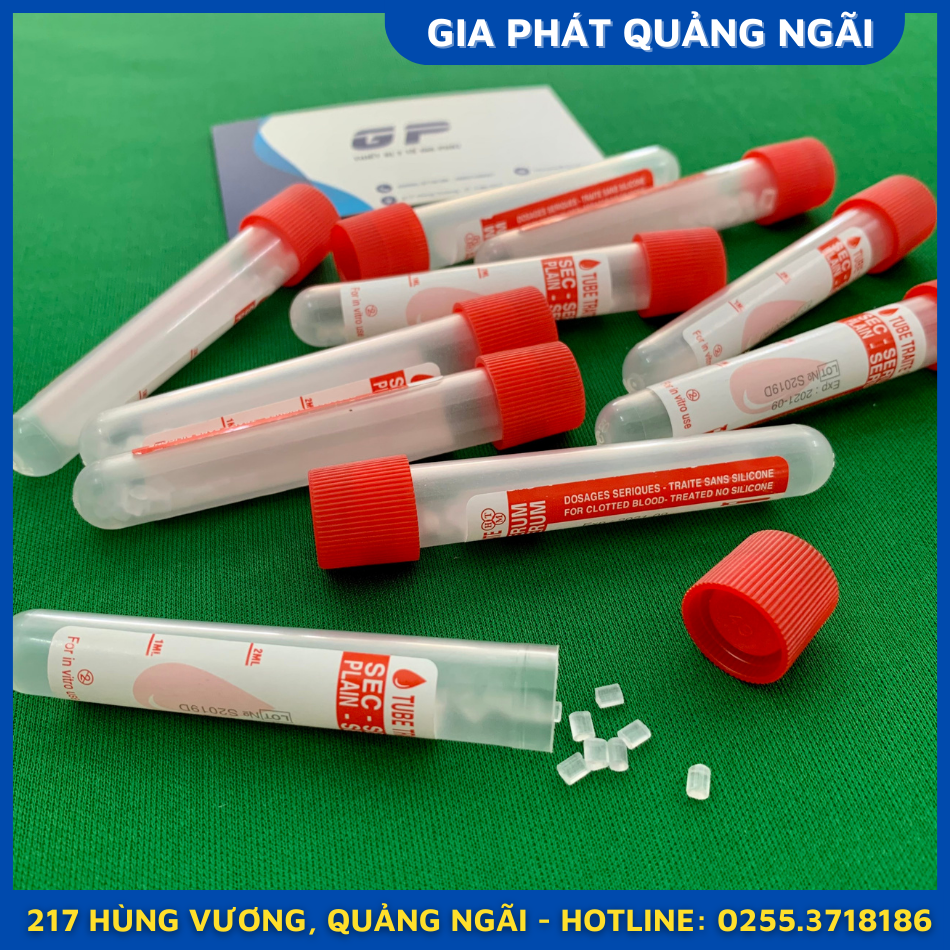(COMBO 20 CÁI) ỐNG NGHIỆM SERUM HẠT TO HTM ỐNG NGHIỆM NẮP ĐỎ TÁCH HUYẾT THANH CÓ CHẤT CHỐNG ĐÔNG MÁU