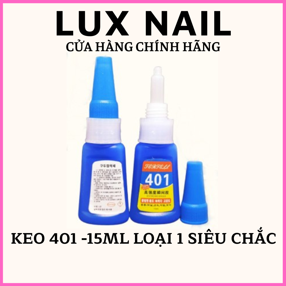 Keo 401 15ml , keo đính đá nail gắn dán móng tay siêu chắc