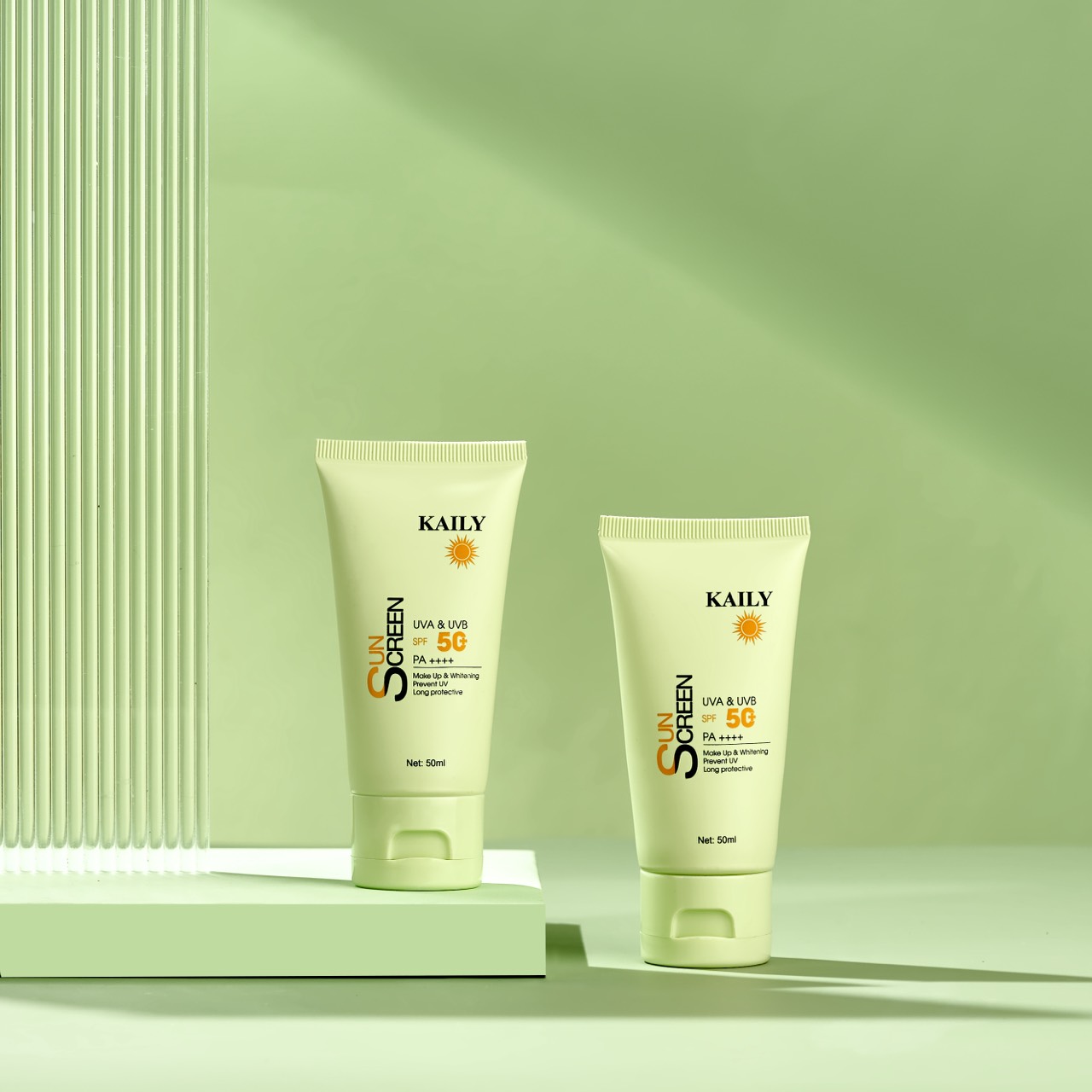 Kem chống nắng kaily - kem chống nắng phổ rộng, kem chống nắng vật lý lai hóa học, kem chống nắng đa năng -kaily cosmtic