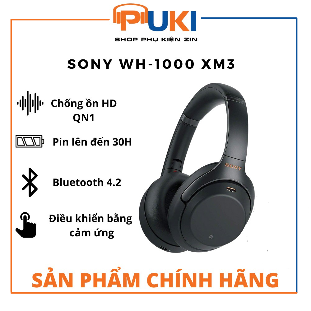 Tai nghe chống ồn sony wh 1000xm3 - tai nghe sony wh1000xm3 - puki shop