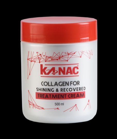 Kem hấp dầu collagen phục hồi phủ bóng Kanac 500ml