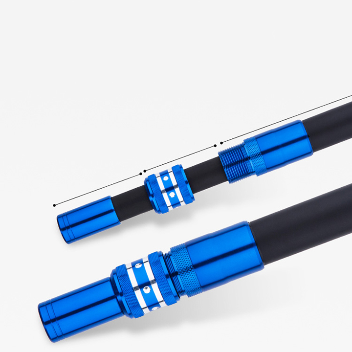 Vợt cá carbon cao cấp vành tròn gấp gọn chuyên dụng câu đài, câu đơn