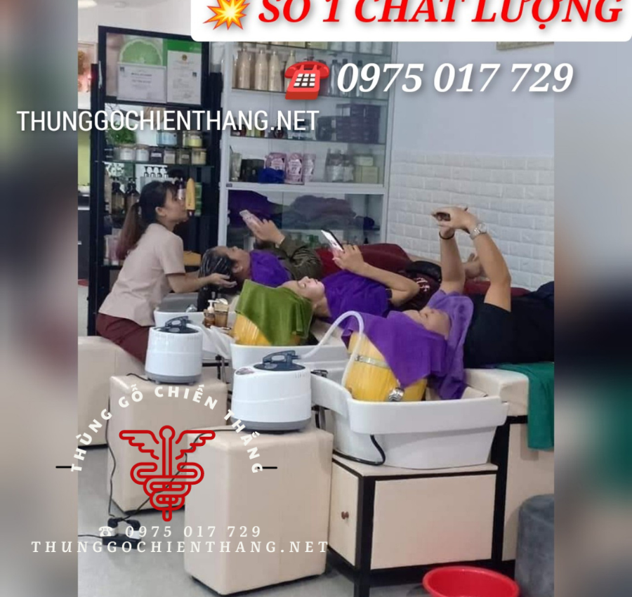 Thùng xông đầu dưỡng sinh bồn xông đầu gỗ thông thiết kế nhỏ gọn cao cấp - Thùng gỗ xông hơi - Bồn gỗ xông hơi - Thùng gỗ massage
