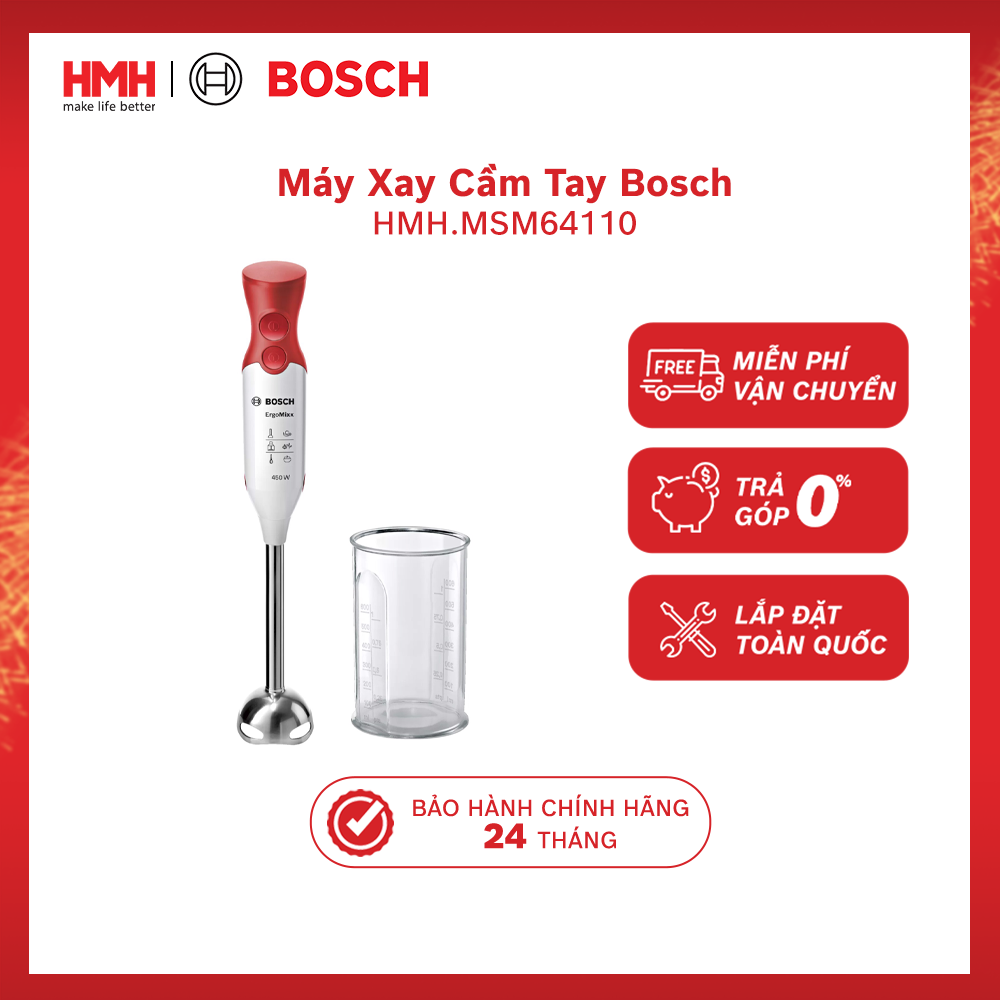 Máy xay cầm tay bosch msm64110 - bảo hành 24 tháng