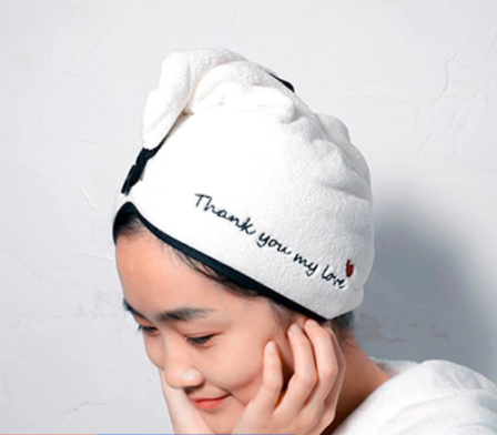 Khăn quấn tóc nhanh khô,khăn ủ tóc, mũ tắm trùm đầu làm khô tóc siêu nhanh