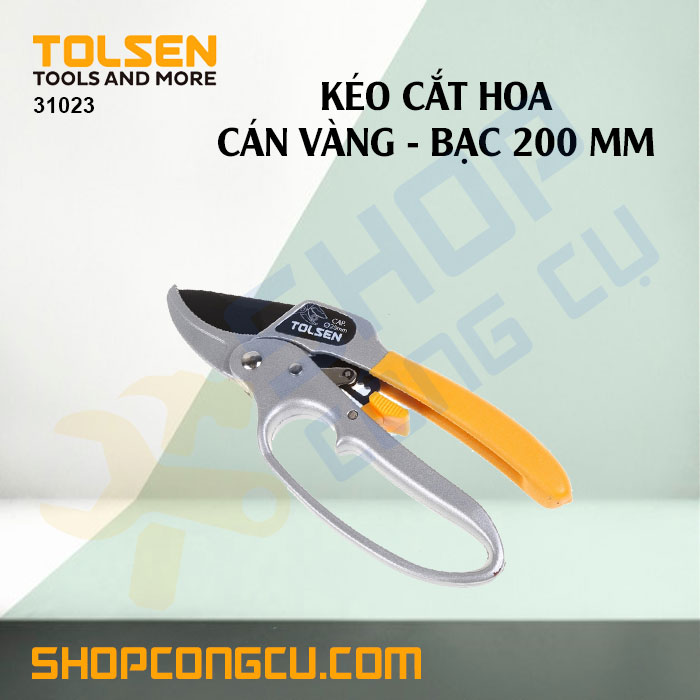 Kéo cắt hoa cán vàng 8 inch Tolsen 31023