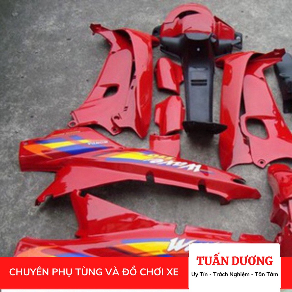 Dàn áo dành cho wave alpha - wave zx - wave thái hàng loại đẹp bộ vỏ nhựa abs xịn honda wave