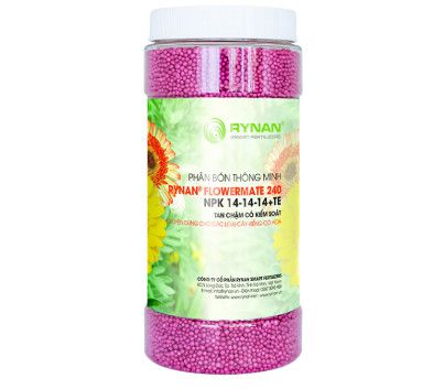 Phân bón thông minh ryan 14 - 14 - 14 + te chuyên dùng cho cây kiểng có hoa hũ 1.25kg