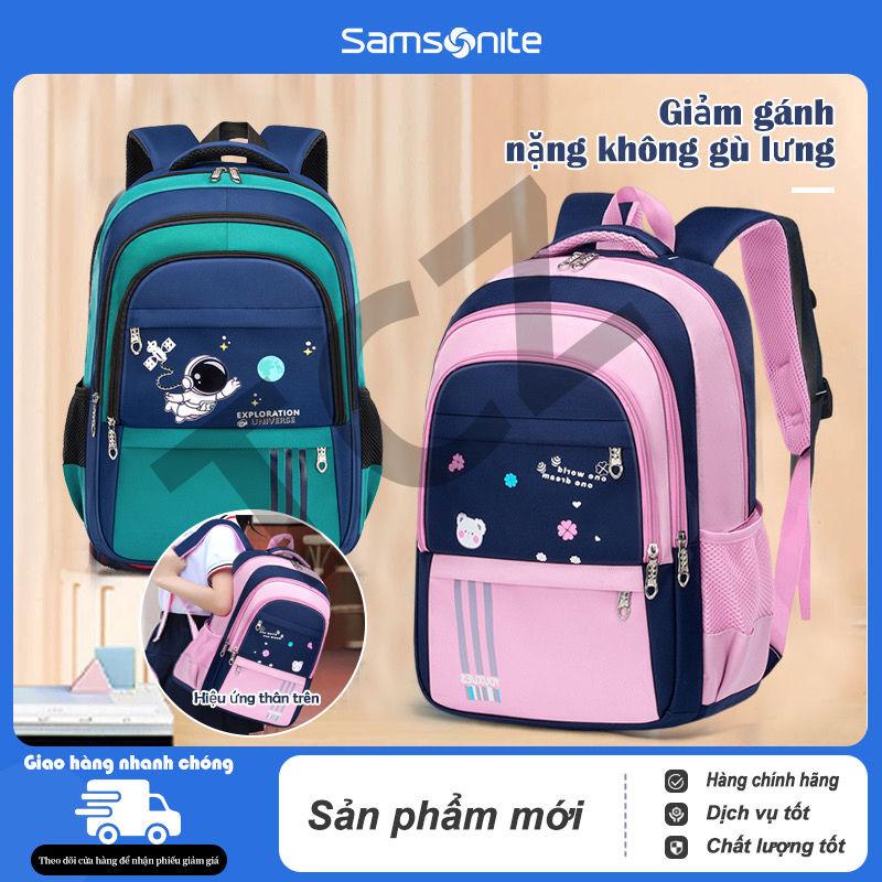 Balo học sinh chống thấm nước,balo cho bé đi học cấp 1 chống gù lưng, dung tích balo lớn, phù hợp cho học sinh lớp 1 đến lớp 6 cặp cho học sinh cấp 1 balo học sinh cấp 2