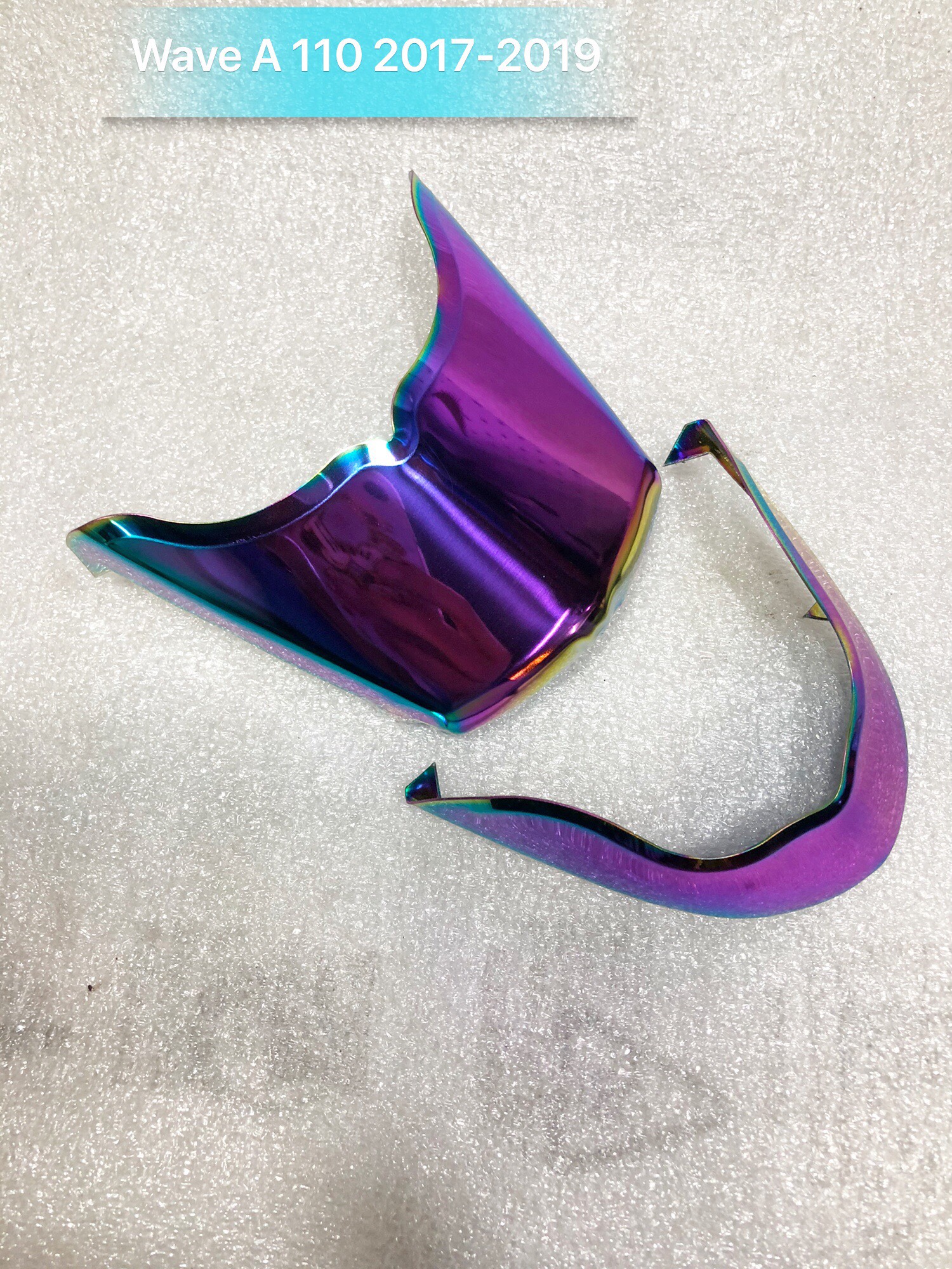 KẸP MỎ DÈ TRƯỚC VÀ SAU WAVE ANPHA 110cc 2017- 2019 INOX XI 7 MÀU - CAO CẤP