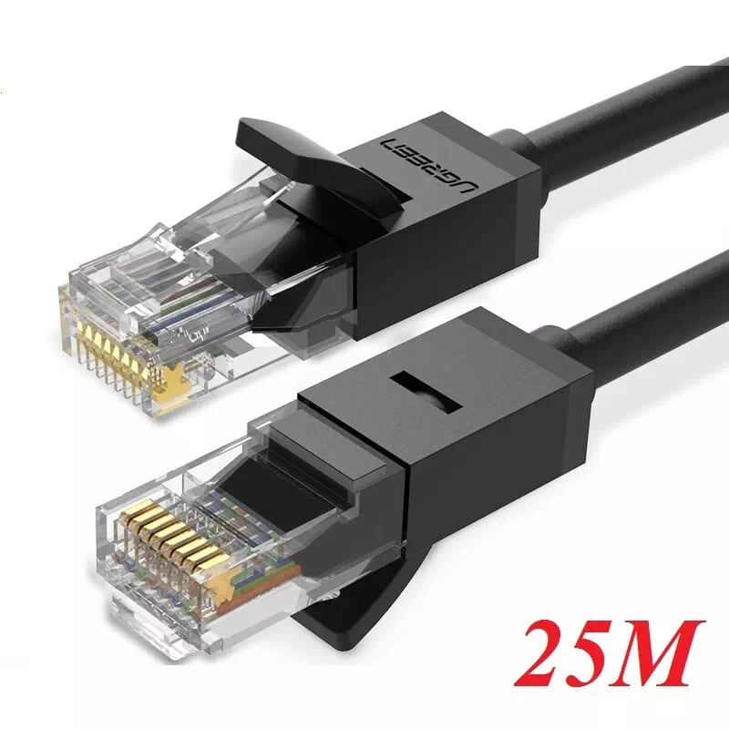 Ugreen 20167 25m màu đen cáp mang lan cat6 utp nw102