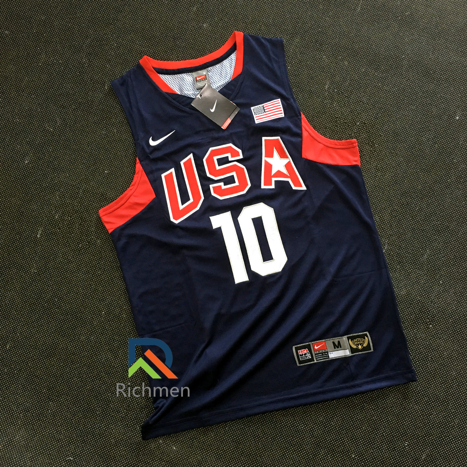 22/23 top quality men's new original usa dream team 10 kobeˉbryant vintage jersey blue